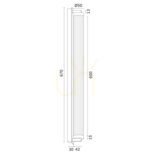 Verifica Lampă de perete LED Argon Hampton transparentă 8623 IP20