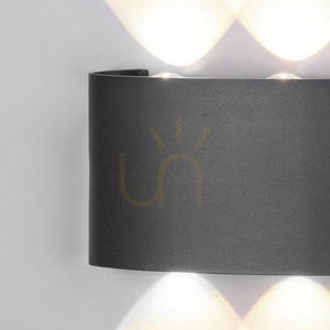 Aplica LED de exterior Mantra ARCS 6540 gri închis small 2