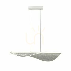 Lampă suspendată Mantra BIANCA 8210 albă acrilică LED 40 W 2450 lm 3000 K 73 cm small 0