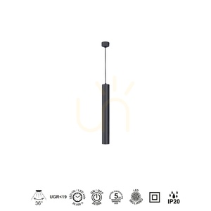 Lampă suspendată LED Mantra BOLONIA 8356, neagră, 7 W CCT small 2