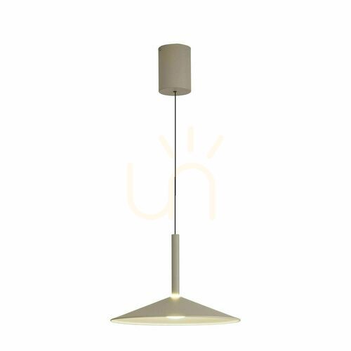 Verifica Lampă suspendată LED Mantra Calice 7897 gri-cenușiu, 9 W, Ø 32 cm
