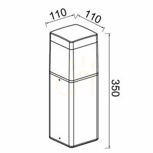Mantra CHICAGO 8846 lampă de sol pentru exterior small 3