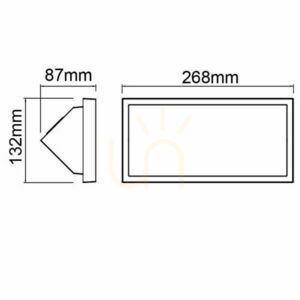 Aplică de exterior Mantra CREEK 8860 neagră LED 20 W IP65 small 2