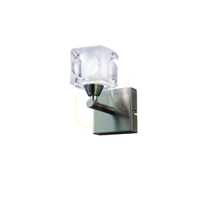 Aplică Mantra CUADRAX 0004029, nichel satinat și sticlă, 1 × G9 small 1