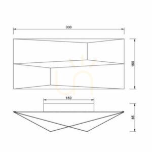 Lampă de perete FUJI 8158 small 2