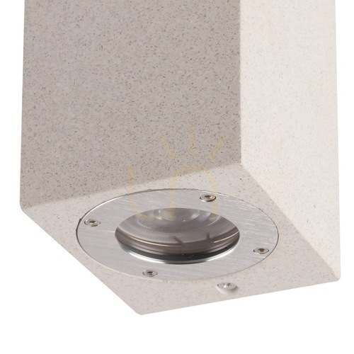 Verifica Aplică de exterior Mantra LEVI 7182 beton alb 2xGU10 IP65 sus-jos 18 cm