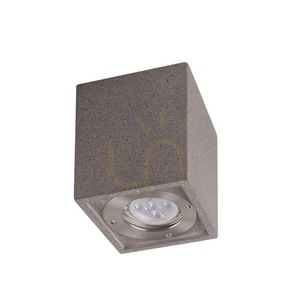 Plafonieră de exterior Mantra LEVI 7187 beton 9x9x13 cm, 1xGU10, IP65, gri închis small 0