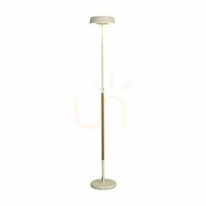Lampă de podea Mantra NOA II 8568, albă cu accent în culoarea lemnului, LED 30 W 3000 K, variator tactil, 180 cm small 0