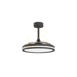 Ventilator de tavan cu iluminare LED Mantra NORTH 8730, negru, pale retractabile small 7