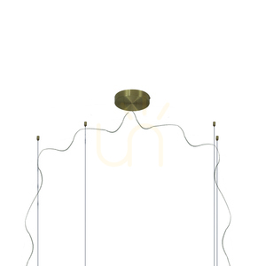 Candelabru Mantra SHELL 7356 auriu LED 70W 3000K 130 cm small 3