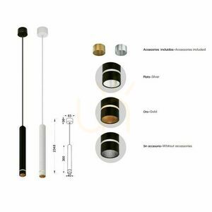 Mantra SPLIT lampă suspendată 8877 small 2