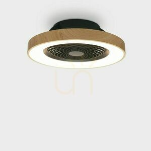 Ventilator de tavan cu lampă LED Mantra TIBET 7127, lemn/negru small 3