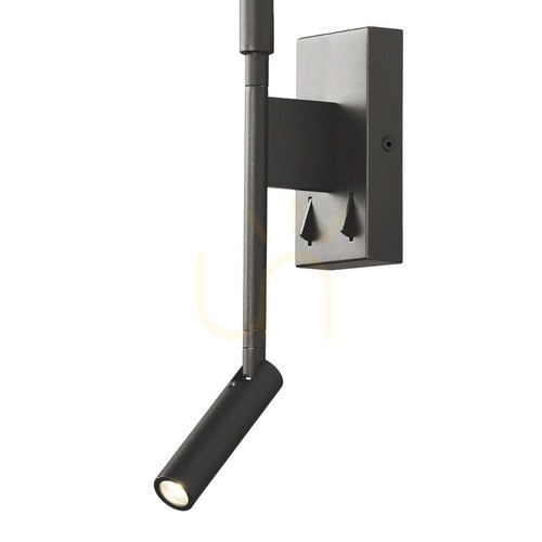 Verifica Lampă de perete Mantra TORCH 6703 negru mat aluminiu IP20 3000K