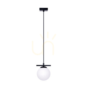 Lampă suspendată Zuma Line GLOBE 1207 negru 1xE14 small 0