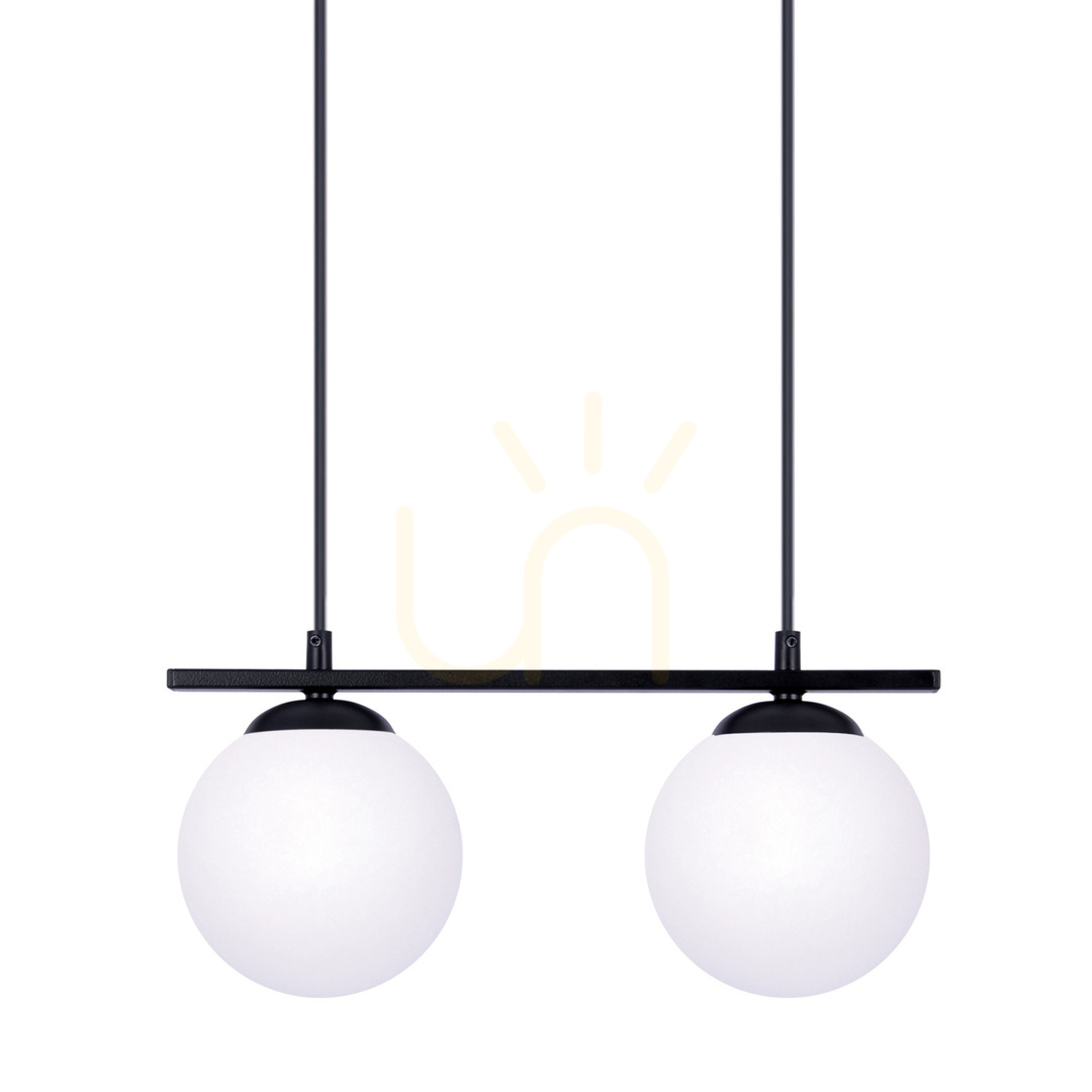 Vedere Lampă suspendată Zuma Line GLOBE 1208 negru 2xE14 Lampă suspendată Zuma Line GLOBE 1208 negru 2xE14
