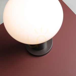 Lampă de masă Aldex Flo Mokka S cu sticlă opal, înălțime 29 cm, 7000B28_S small 2