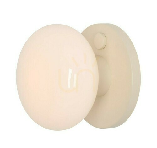 Verifica Aplică Aldex Flo Cream S bej metal și sticlă 19 cm 7000C9_S