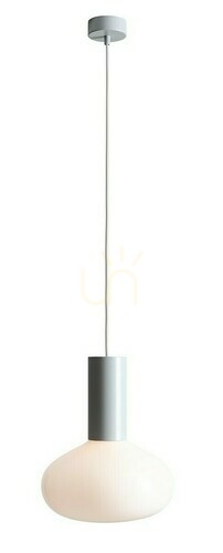 Verifica Lampa suspendată Aldex Flo Grey M sticlă opală 26 cm 7000G22_M