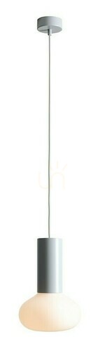 Verifica Lampă suspendată Aldex Flo Grey S, sticlă opală, metal, SKU 7000G22_S
