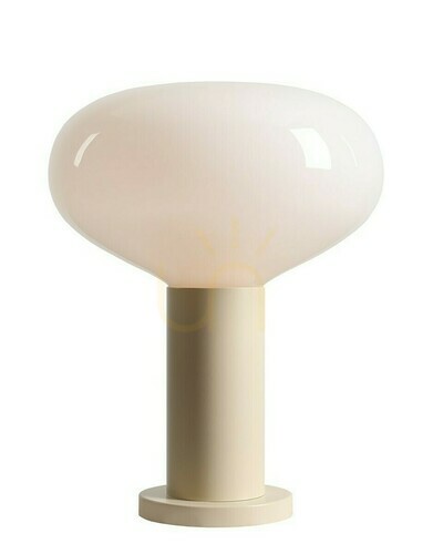 Verifica Lampă de birou Aldex Flo Cream M bej sticlă opală 26 cm 7000B9_M