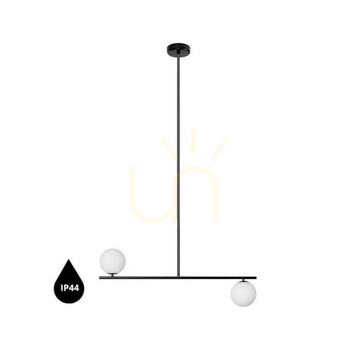 Verifica SUGURI C negru Plafonieră de dimensiuni XL cu impermeabilitate sporită IP44 UMMO
