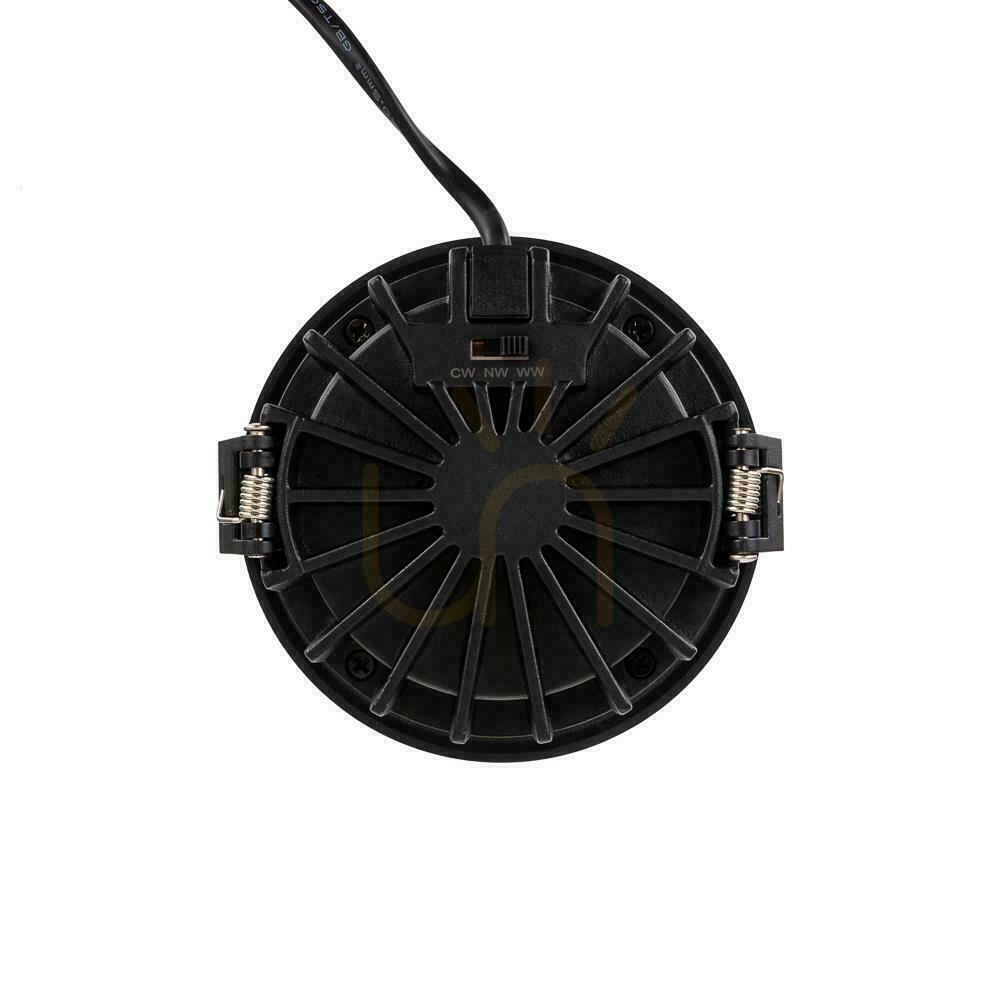 previzualizare V-TAC LED Downlight 24W BRIDGELUX CHIP CCT corp de iluminat Black Raster Anti-orbire Honeycomb VT-17024 2540lm V-TAC LED Downlight 24W BRIDGELUX CHIP CCT corp de iluminat Black Raster Anti-orbire Honeycomb VT-17024 2540lm