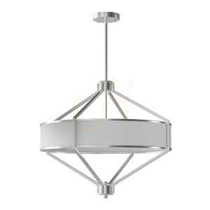 Lampa suspendată Zundo Open Design Highlights nichel satinat alb 600 mm E27 small 0