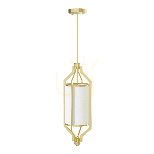 Verifica Lampa suspendată Zundo Open Design Highlights cremă albă aur satinat 200 mm E27
