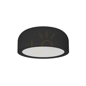 Plafonieră LED Cedrone Open Design Highlights 8W 3000K 120 mm Alb Negru IP20 small 1