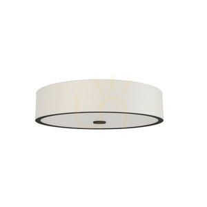 Plafonieră Zalindro Open Design Highlights negru 54 cm metal sticlă E27 4 becuri small 0