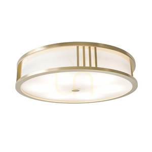 Plafonieră Sandro Open Design Highlights alb satinat 50 cm metal sticlă țesătură 4xE27 small 1