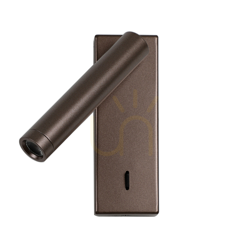 Verifica Lampă de perete Italux Cali maro aluminiu LED 2.5W WL-21017-CFF