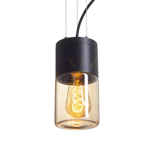 Rendl R14130 Quinn Lampă suspendată pentru exterior, Ip54 negru, sticlă de chihlimbar small 12