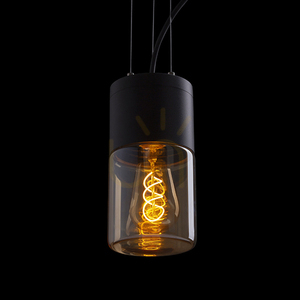 Rendl R14130 Quinn Lampă suspendată pentru exterior, Ip54 negru, sticlă de chihlimbar small 13