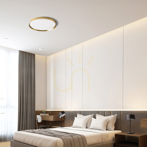 Plafonieră Rendl SOLEN 49 alamă periată LED 42 W R14310 small 3