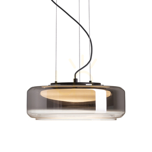 Pendulă Rendl NAOMI 35 LED R14400, sticlă fumurie și mată, neagră small 1
