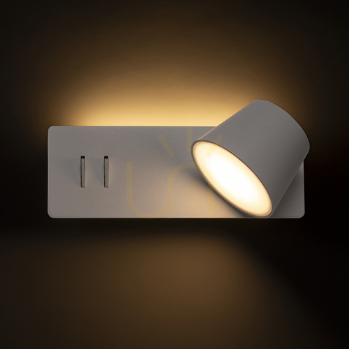 Verifica Spot Rendl R14521 Amadeus Led Spot Lamp, deasupra patului Alb