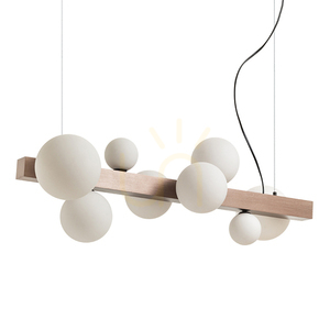 Rendl R14554 Lampă suspendată Kassandra, sticlă opală multipunct alungită/bronz lustruit 1 Rendl R14554 Lampă suspendată Kassandra, sticlă opală multipunct alungită/bronz lustruit small 1