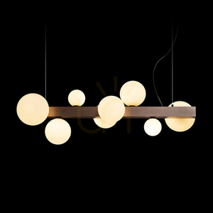 Rendl R14554 Lampă suspendată Kassandra, sticlă opală multipunct alungită/bronz lustruit 2 Rendl R14554 Lampă suspendată Kassandra, sticlă opală multipunct alungită/bronz lustruit small 2