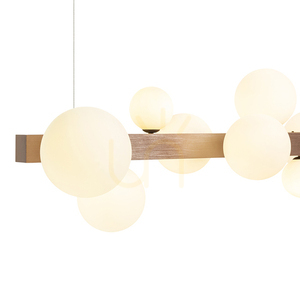 Rendl R14554 Lampă suspendată Kassandra, sticlă opală multipunct alungită/bronz lustruit 9 Rendl R14554 Lampă suspendată Kassandra, sticlă opală multipunct alungită/bronz lustruit small 9