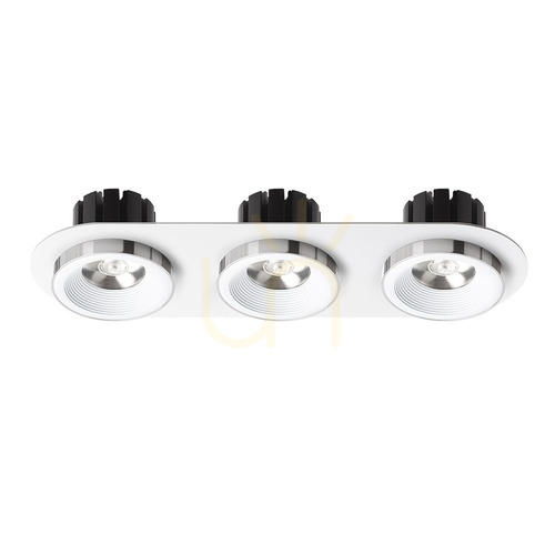 Verifica Corp încastrat Rendl SHARM R III R14574 alb-crom, 3 × 10 W LED 3000 K, 24°, 2700 lm