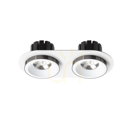 Verifica Rendl Corpuri de iluminat încastrate R14571 Sharm Led Lampă încastrată, seturi alb negru crom