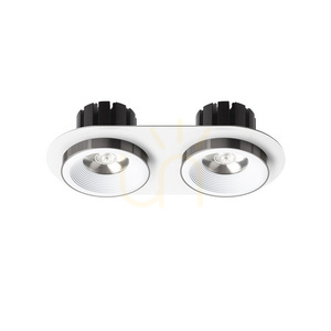 Corp de iluminat încastrat Rendl SHARM R II R14571 alb/negru crom LED 2x10 W small 1