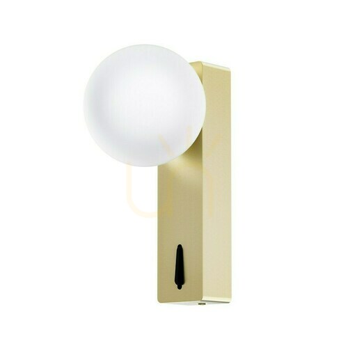 Verifica Lampă de perete Boletta Open Design Highlights alb satin gold G9 metal sticlă IP20