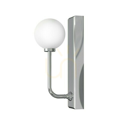 Verifica Lampă de perete Ero Open Design Highlights crom alb opal IP44 G9 300 mm