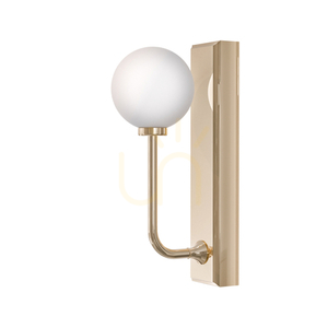 Lampă de perete Ero Open Design Highlights IP44 alb-aur G9 300 mm small 2