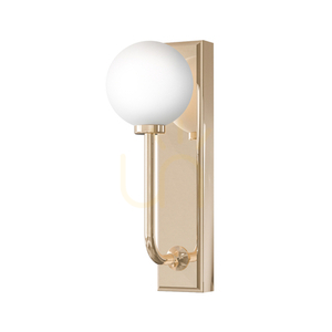 Lampă de perete Ero Open Design Highlights IP44 alb-aur G9 300 mm small 3