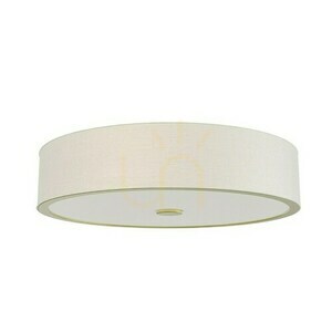 Plafonieră Zalindro Open Design Highlights alb crem 6xE27 745 mm metal sticlă țesătură small 0