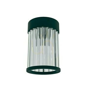 Plafonieră Fiatto Nero 8 cm metal sticlă G9 Open Design Highlights small 2