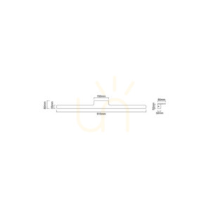 Lampă de perete LED Luce Open Design Highlights alb cromat IP44 12W 3000K 915 mm small 3